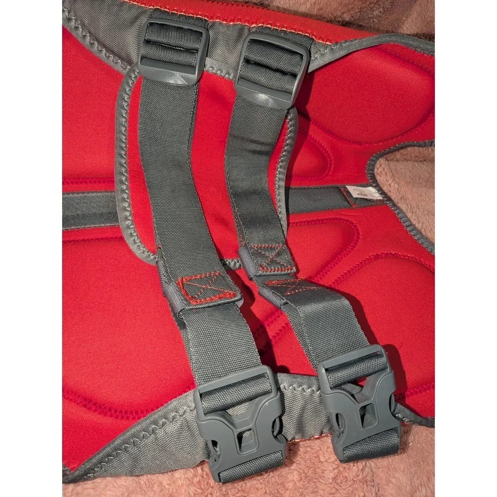 Dog Life Jacket Handles XL Red Neoprene Vest for Swimming Boating OUTWARD HOUND - Picture 6 of 10